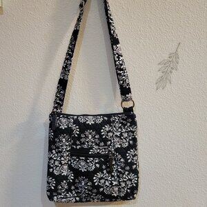 NWOT Vera Bradley Crossbody Bag in Black and White
